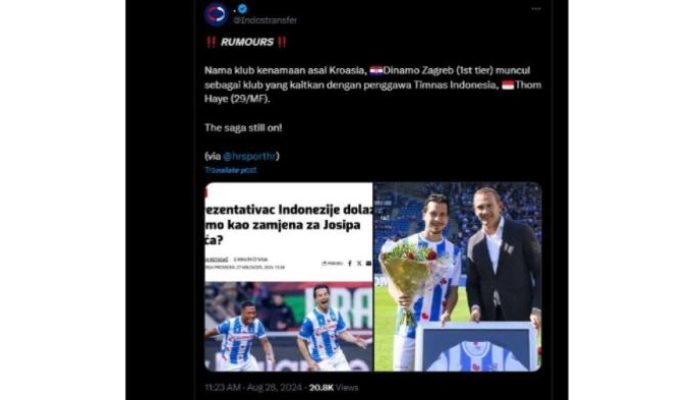 Klub MLS Lirik Gelandang Timnas Indonesia yang Berkembang