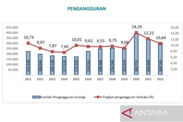 Data Terbaru Jumlah Pengangguran dan Tenaga Kerja Aktif