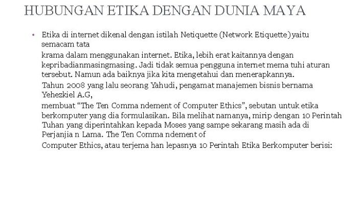 Etika Berinteraksi di Dunia Maya yang Perlu Diketahui