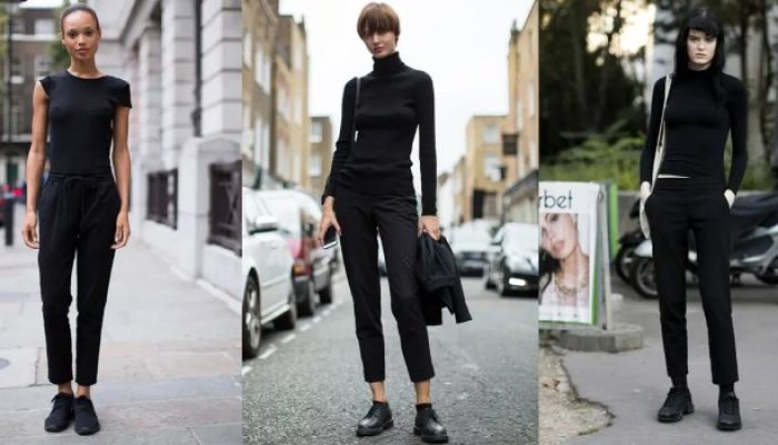 Outfit Serba Hitam Tapi Tetap Standout Dengan Gaya