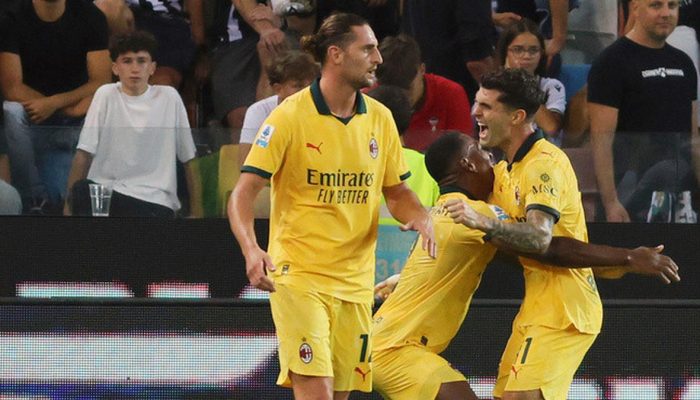Hasil Udinese vs Milan: Brace Pulisic Bawa Tim Raih Tiga Poin
