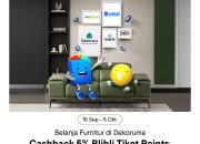 Tiket Rewards Gandeng Dekoruma, Belanja Furnitur Kini Lebih Menguntungkan