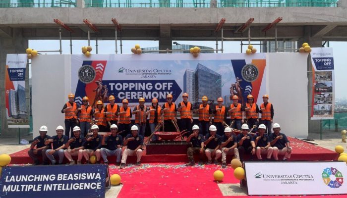 Gedung Kampus Jakarta Selesai Topping Off dan Tawarkan Beasiswa Multiple Intelligence