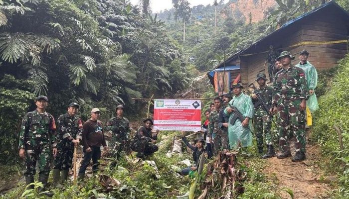 Ratusan Lubang Tambang Emas Ditemukan di Gunung Halimun