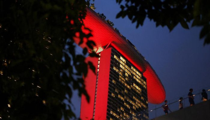 Kebakaran di Marina Bay Sands Singapura, Asap Hitam Muncul dari Lantai 55