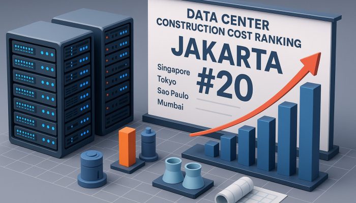 Peringkat Biaya Konstruksi Data Centre 2025 di Jakarta Tempati Posisi ke-20