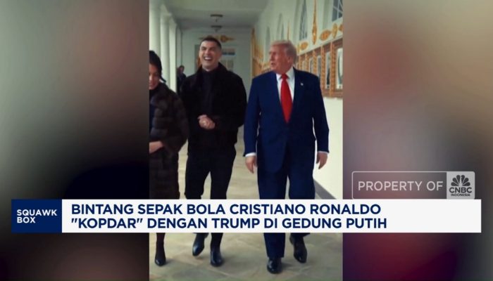 Cristiano Ronaldo Bertemu Trump di Gedung Putih