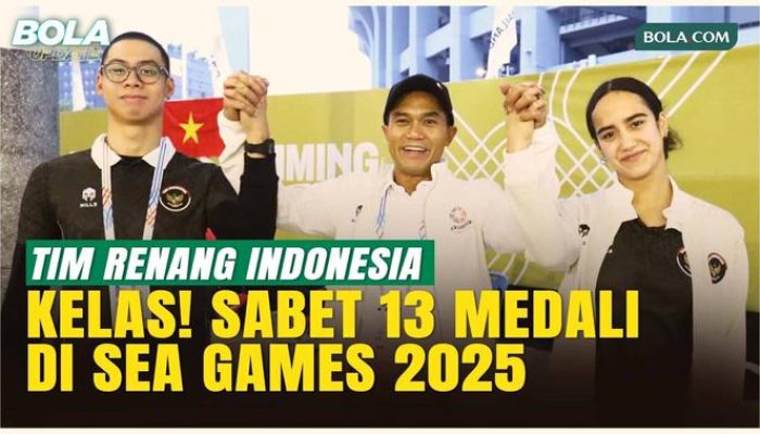 Tim Renang Indonesia Raih 3 Emas, 3 Perak, dan 5 Perunggu di SEA Games 2025