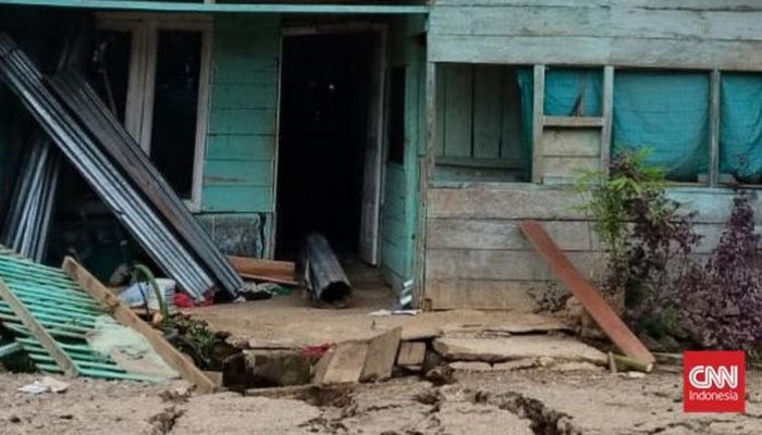 Pergerakan Tanah di Desa Tandihat Tapsel, Warga Minta Relokasi