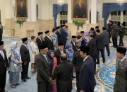 Prabowo Saksikan Sumpah Anggota Komisi Yudisial 2025-2030