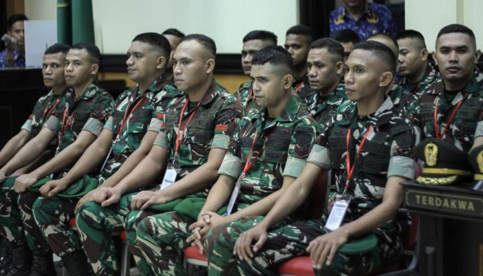 17 Prajurit TNI Nagekeo Menghadapi Sidang Tuntutan Kasus Prada Lucky