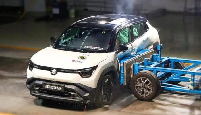 SUV Listrik eVitara Mendapatkan Skor 5 Bintang Dari India NCAP