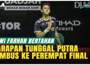 Alwi Farhan Melaju ke Perempat Final Indonesia Masters 2026 dengan Penuh Drama