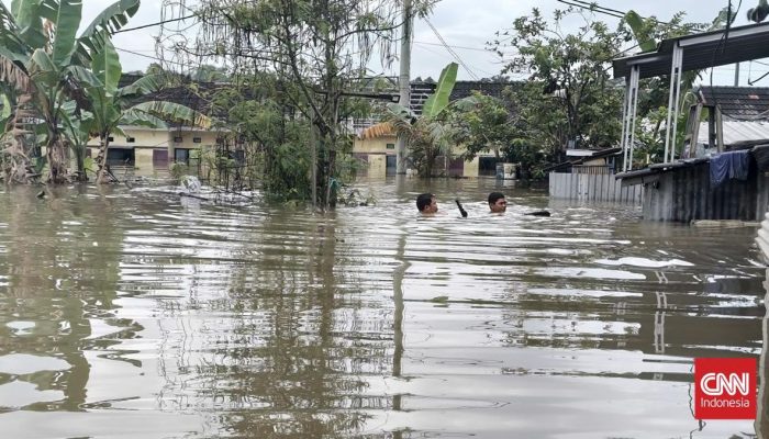 15 Sekolah di Tangerang Terkena Banjir, Siswa Belajar Secara Daring