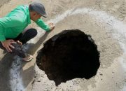 Fenomena Sinkhole di Sumbar IAGI Tunggu Tim Geolistrik untuk Penyelidikan