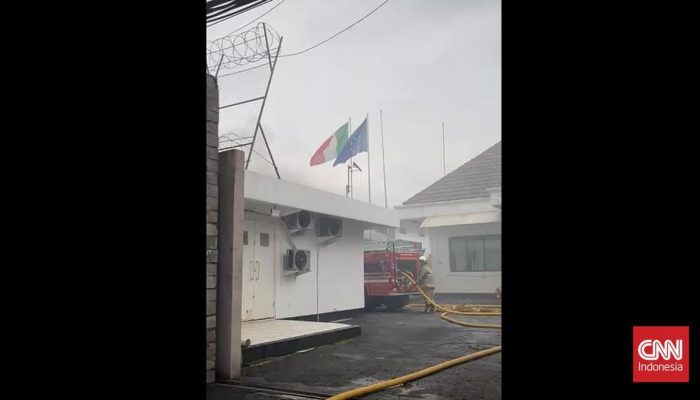 Kebakaran Gedung Kedutaan Besar Italia di Jakarta Pusat