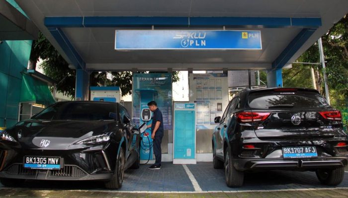 Kenaikan Konsumsi Listrik SPKLU 479 Persen Selama Nataru 2025/2026