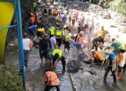 Wisata Guci Tegal Terkena Banjir Lagi, Kolam dan Jembatan Rusak Parah
