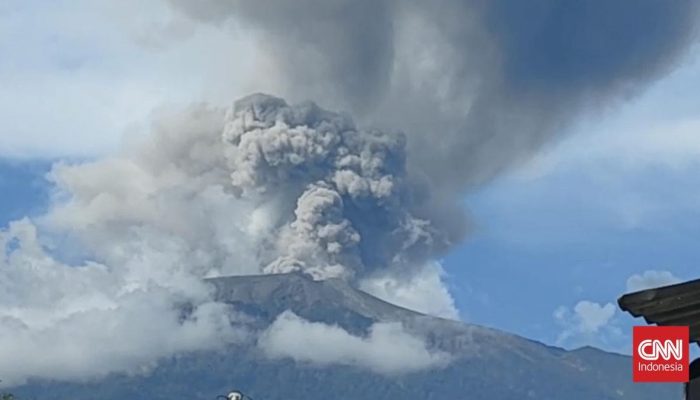 Erupsi Gunung Marapi Sore Ini, Waspada Banjir Lahar Dingin